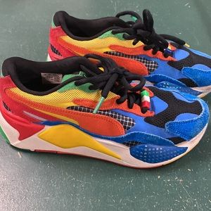 Puma Rubik’s cube kids shoes.